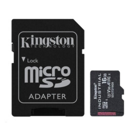 Kingston MicroSDHC karta 16GB Industrial C10 A1 pSLC Card + SD Adapter EDF_443632