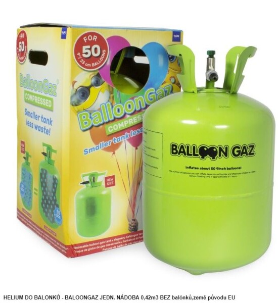 Tarra Helium - bez balónků na 50 ks