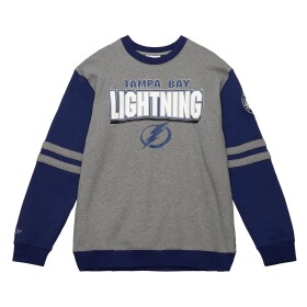 Mitchell & Ness Pánská mikina Tampa Bay Lightning NHL All Over Crew Fleece Velikost: S