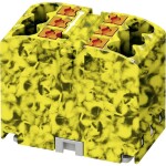 Phoenix Contact 3273284 blok rozvaděče 15.6 mm pružinová svorka černá, žlutá 10 ks