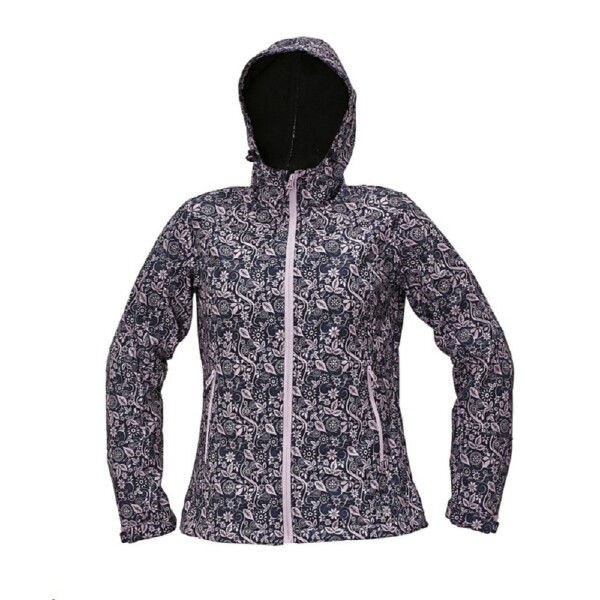 Bunda YOWIE PRINTED softshellová tm.modrá/fialová DOPRODEJ!!! vel. M M- tm.modrá/fialová