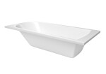 Obdélníková vana SAT Savero Plus 170x75 cm akrylát levá i pravá SAV1700PLUS SAV1700PLUS