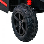 Mamido Dětské elektrické autíčko Buggy UTV Strong 24V nafukovací kola červené
