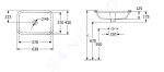 VILLEROY & BOCH - Architectura Vestavné umyvadlo, 570x370 mm mm, s přepadem, alpská bílá 5A776001