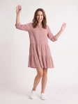 HOSH Dámské košilové šaty Spirit starorůžové Velikost: 3XL