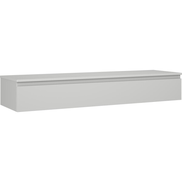 MEXEN/S - Orio koupelnová skříňka pod umyvadlo 160 cm s deskou, 1 šuplík, šedá mat 91A10-16023-1-BFC62