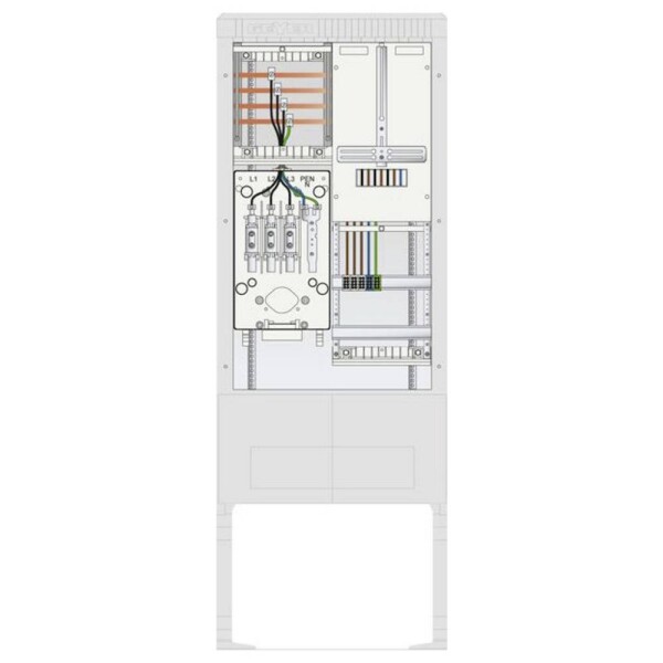 ABN SZ175ZZ1402 Venkovní rozvodnice s elektroměrem Obsah 1 ks