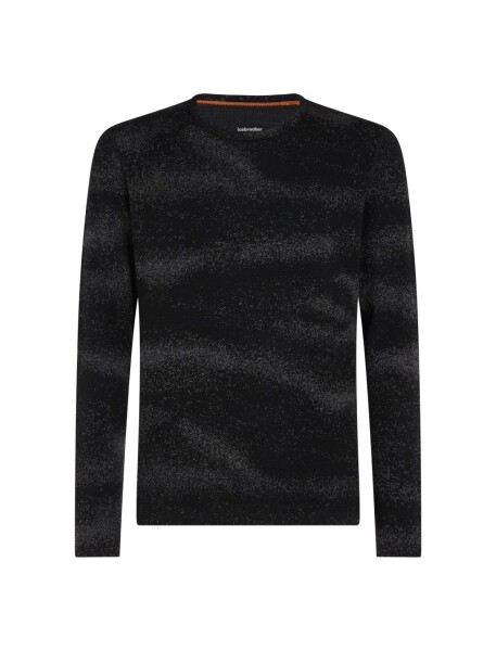 ICEBREAKER Mens Merino 260 Tech Vertex LS Crewe Chillwav, Black/Obsidian/J (vzorek) velikost: M