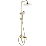 REA - Sprchový set STORM GOLD BRUSH REA-P9535