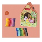Dětské fixy Faber-Castell Connector Farmářský dům, 18ks