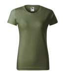 Basic tričko dámské khaki M