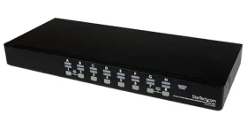 StarTech KVM switch 16 portů 1U / KVM switch / USB / 16 portů / 1920 × 1440 px / Rack 19” (SV1631DUSBUK)