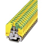 Phoenix Contact 0790556 trojitá svorka ochranného vodiče 10 mm šroubový spoj zelená, žlutá 50 ks