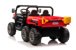 Mamido Elektrické autíčko Farmer Truck 24V 4x200W červené