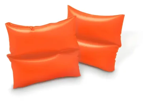 WIKY Nafukovací rukávky oranžové / 19 x 19 cm / PVC (409498)