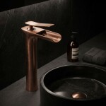 REA - Umyvadlová baterie Laguna Brush Copper vysoká REA-B8121