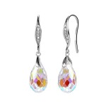 Elenys pozlacené náušnice s krystaly Swarovski® 18K bílé zlato