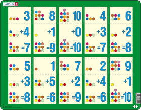 Puzzle MAXI - Sčítání do 10 I. /10 dílků - Lascal