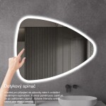 CERANO - Koupelnové LED zrcadlo Riflettore - 80x65 CER-429322