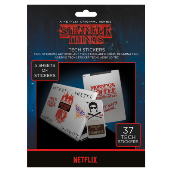 Samolepky Stranger Things sada 37 ks - EPEE