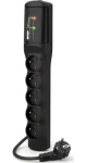 Acar XP Easy W2340 černá / Přepěťová ochrana / 5 zásuvek / 3 m kabel (W2340)
