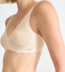 Dámská podprsenka ZERO Microfibre 2.0 Soft bra - ANGORA - ecru 6308 - SLOGGI WHITE M