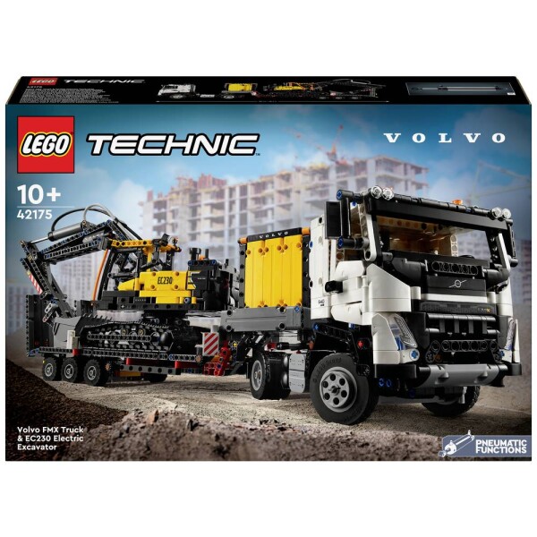 42175 LEGO® TECHNIC Nákladní vůz Volvo FMX s pásovým bagem EC230 Electric