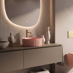 REA - Umyvadlo na desku DUO Sweet Pink Matt REA-U3606