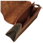 Módní dámská koženková kabelka do ruky Sira, hnědá-coffee