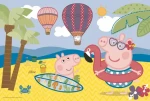 Trefl - Puzzle - Prasátko Peppa: Prázdniny MAXI