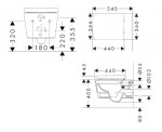 HANSGROHE - EluPura Q Závěsné WC se sedátkem SoftClose, Rimless, AquaChannel Flush, bílá 60293450