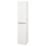 Mereo Mailo, koupelnová skříňka vysoká 170 cm, bílá, chrom madlo CN514LP