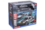 Auto driftující černé RC na dálkové ovládání 21,5 cm