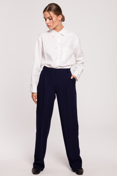 Stylove Woman's Trousers S283 Navy Blue