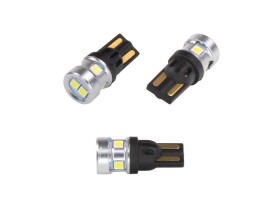 Autožárovka LED T10 9-50V CARCLEVER 952035cb 6LED/3030SMD CAN-Bus bílá 2ks
