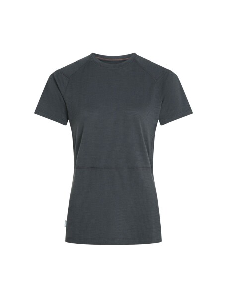 Dámské merino triko s krátkým rukávem ICEBREAKER Wmns 200 Waffle Elevation SS Tee, Obsidian velikost: L