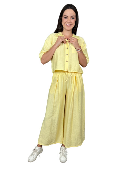 HOSH Dámský komplet Zoya Velikost: UNI, Barva: Žlutá