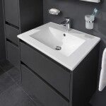 Mereo Opto, koupelnová skříňka 60 cm, černá CN940SN