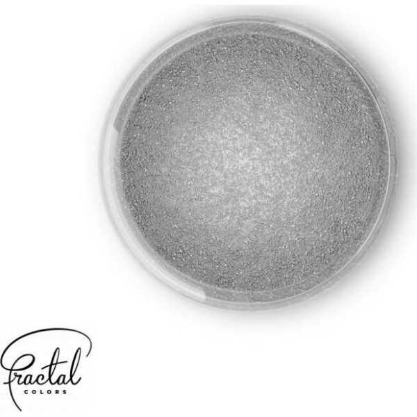 Fractal Dekorativní prachová perleťová barva Fractal Sparkling Dark Silver (3,5