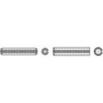 TOOLCRAFT C139984 upínací kolíky (Ø x d) 4 mm x 12 mm pružinová ocel 200 ks