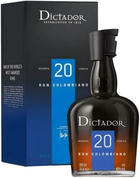 DICTADOR Rum Reserva Icónica Solera 20 / Kolumbie / Zrání 20 let, ex-Bourbon, ex-Sherry / 40 % vol. / 0,7 l (7707284029156)