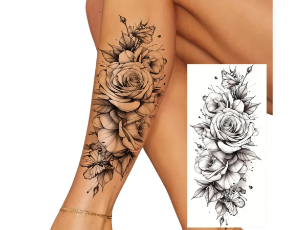 Dovoz Tetování růže Barva: 1