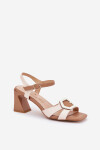 Sandály na podpatku model 210692 Step in style 39