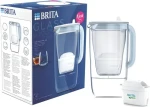 Brita Glass modrá / Filtrační konvice na vodu / 2,5 l / 2× filtr Maxtra PRO (126032)