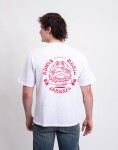Tričko Edwin Music Channel TS White/Red garment