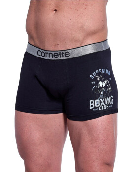 Boxerské šortky Cornette Tattoo 280/240 Box S-2XL černá XXL