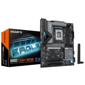 GIGABYTE B860 Eagle WiFi6E/ B860 / LGA 1851 / 4x DDR5 / PCIEx 16 / 2.5GLAN / Wi-Fi / ATX (B860 EAGLE WIFI6E)