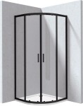 DEANTE - Funkia Evo čtvrtkruh sprchový kout s vaničkou, 80x80 cm KYPPN088P