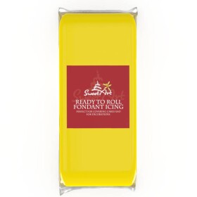 SweetArt potahovací a modelovací hmota vanilková Yellow (1kg)