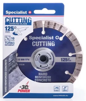 Specialist Premium / Diamantový řezný kotouč / 125x22 mm / výška segmentu 10 mm (11/2-1125)